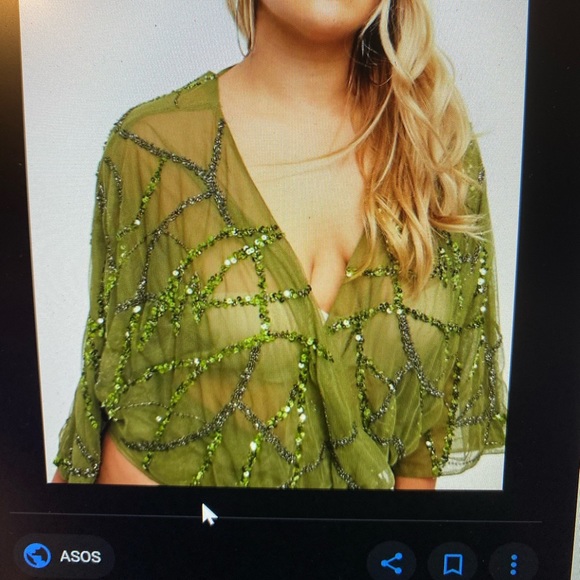 ASOS curve embellished bodysuit - Picture 5 of 6